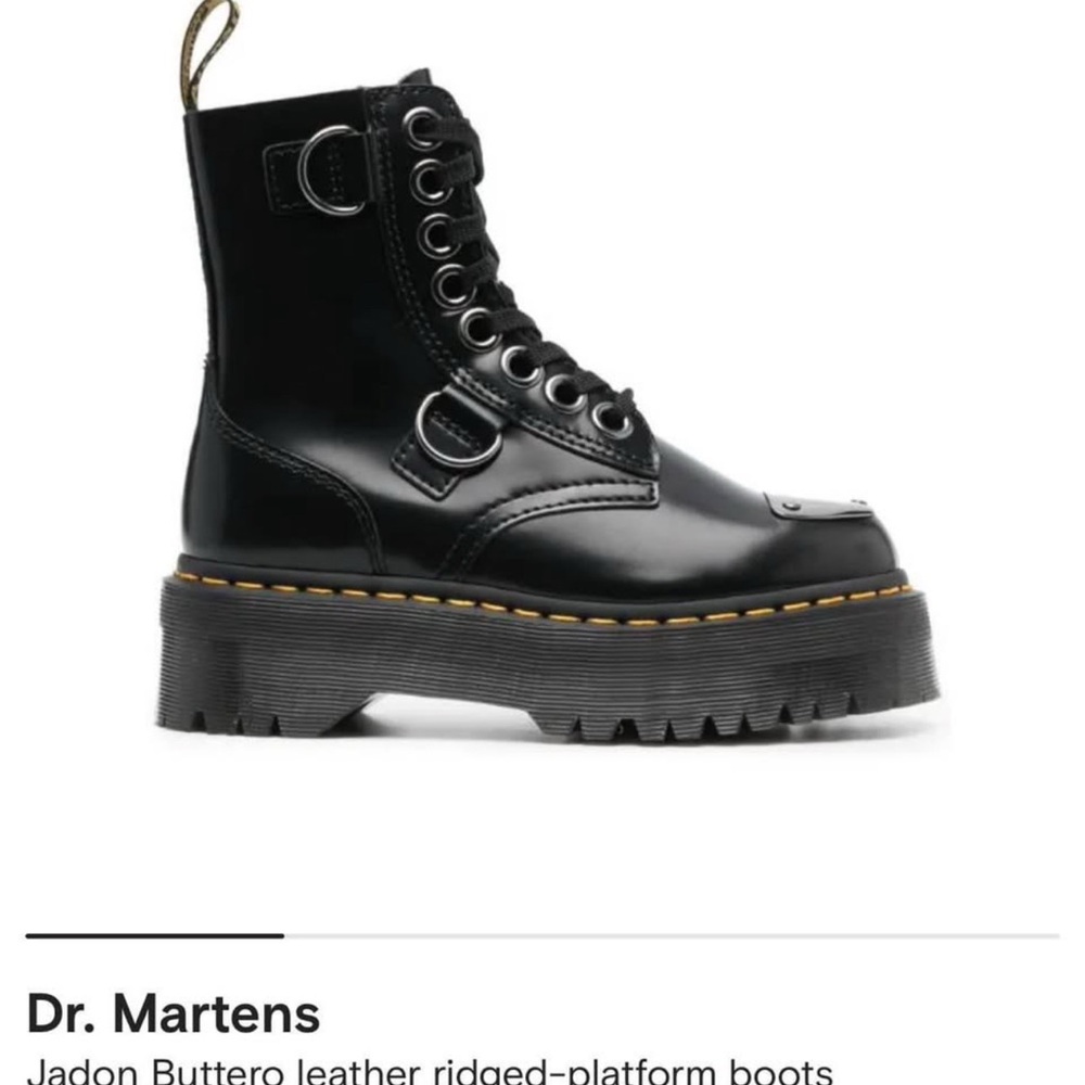 Dr. Martens Shiny Black Jadon Boots